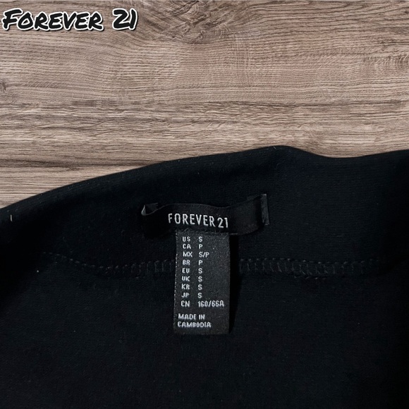 💝 Forever 21 Black Pencil Mini Skirt - Picture 3 of 4